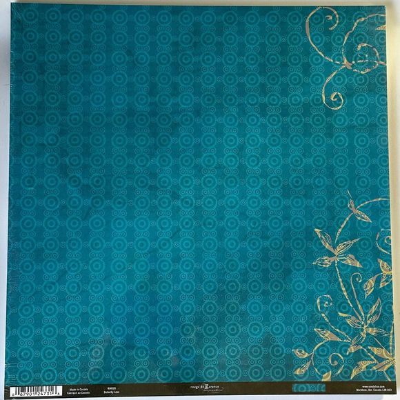 SANDYLION Rouge de Garance "Butterfly Love" - DS 12x12 Scrapbook Paper -… - Picture 3 of 9